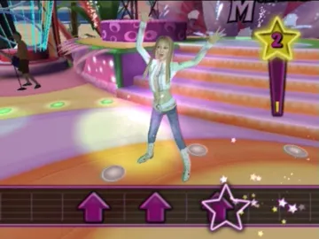 Disney Hannah Montana - Spotlight World Tour screen shot game playing